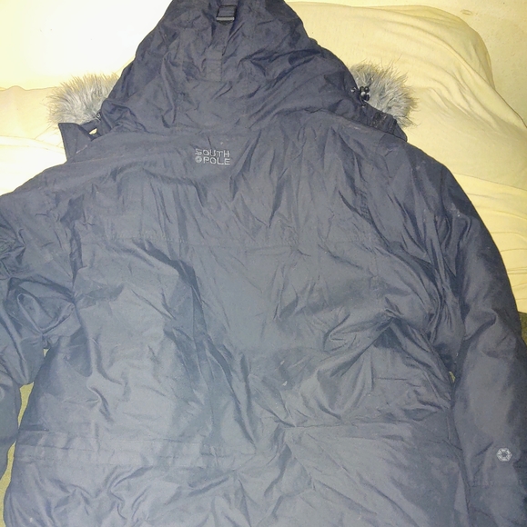 ❗️CLEARANCE ❗️   VINTAGE HEAVY SOUTH POLE.   PARKA.COLD WEATHER🌬️❄️. - Picture 5 of 13